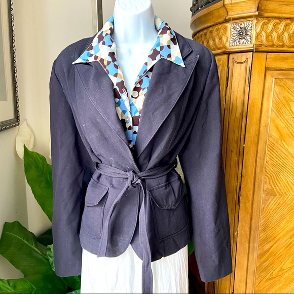 Blouse Femme Larry Levine - Taille M - Marron - Occasion Très Bon état